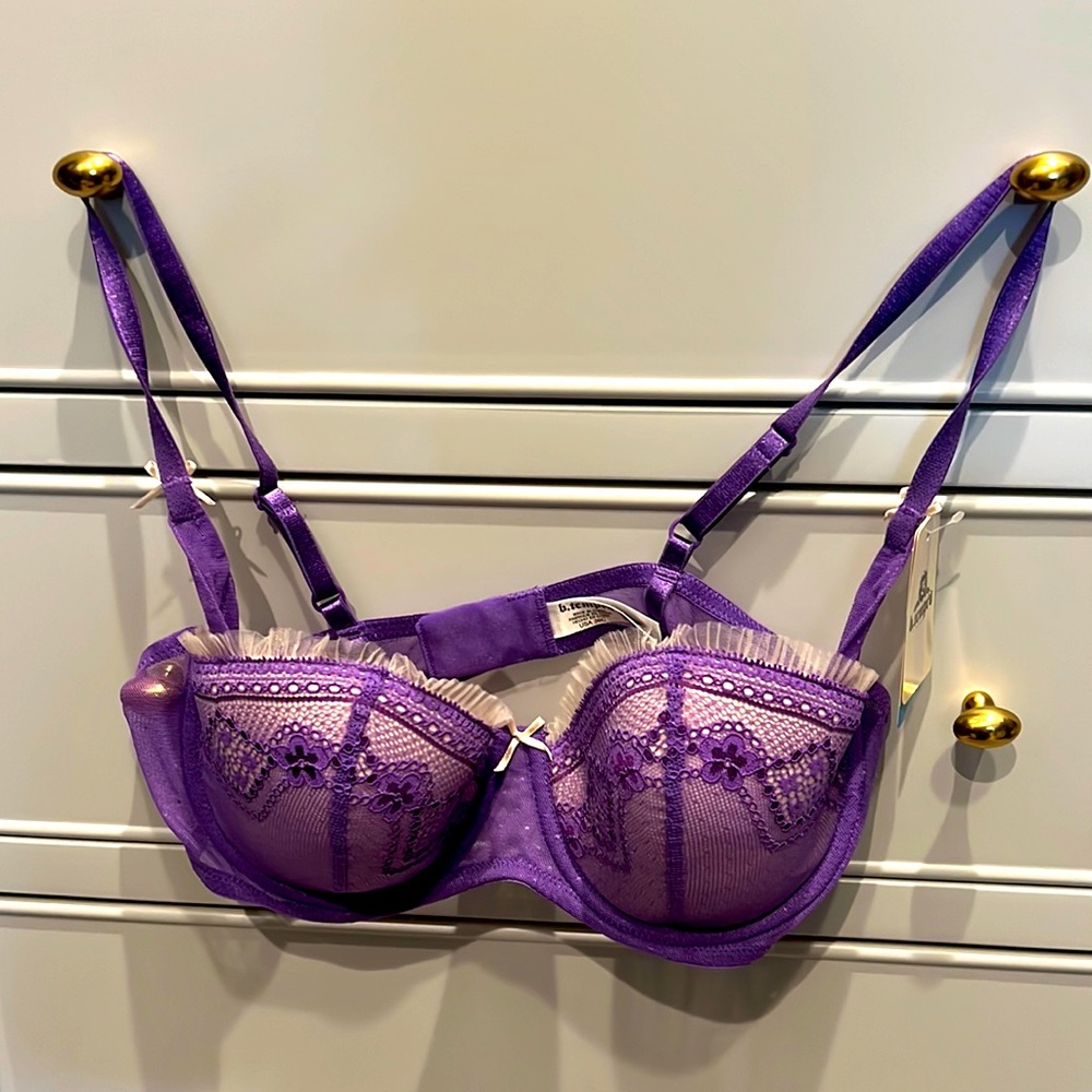 B tempted purple bra